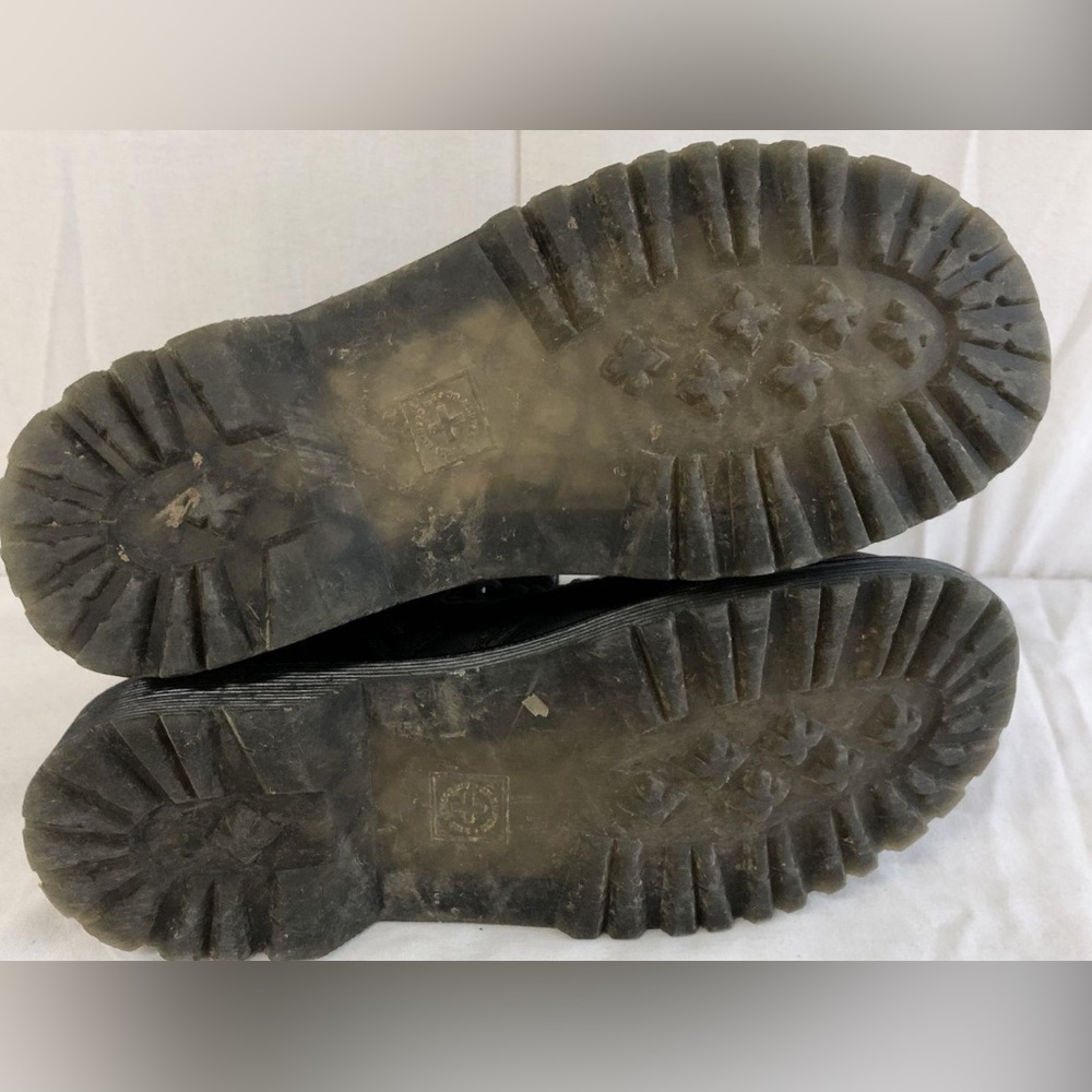 JUNIOR 1460 OVERLAY LEATHER BOOTS size 4m - Picture 5 of 6